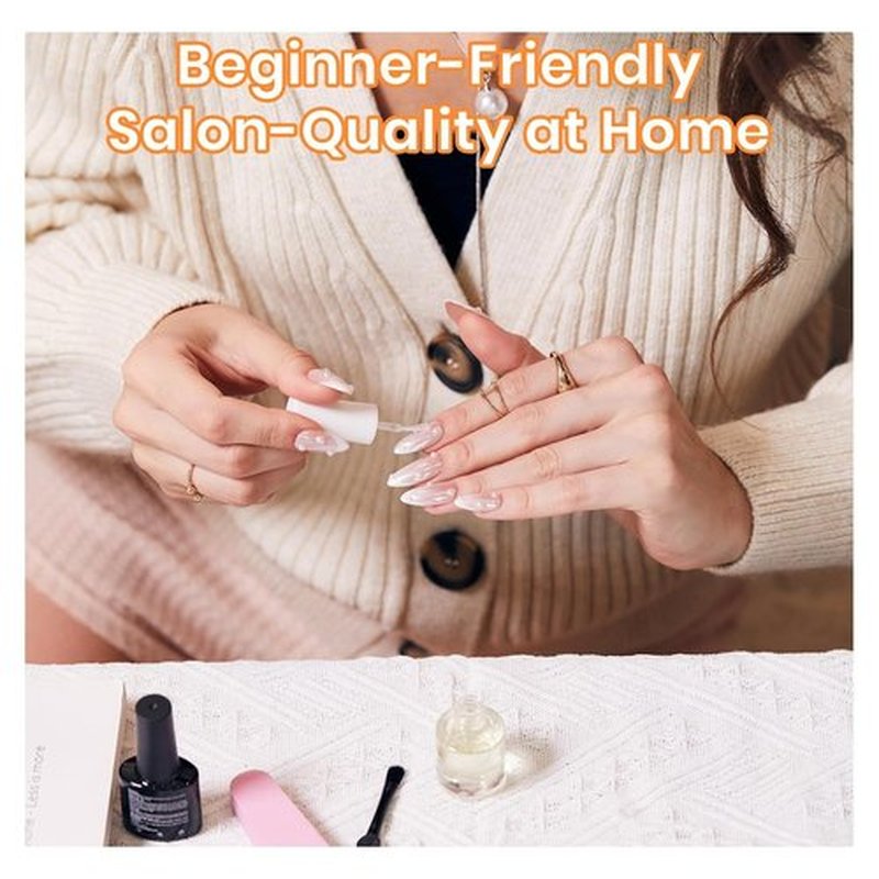 Beetles Nail Glue Gel - Super Strong 2Pcs 20g for Acrylic & Press-On Nails | Clear Tips for Spring Nail Art