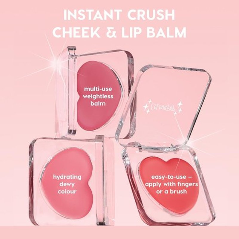 ColourPop Instant Crush Lip and Cheek Tint - Multi-Use Dewy Balm for Long-Lasting Glow - Nourishing Cream Blush Balm with Shea Butter