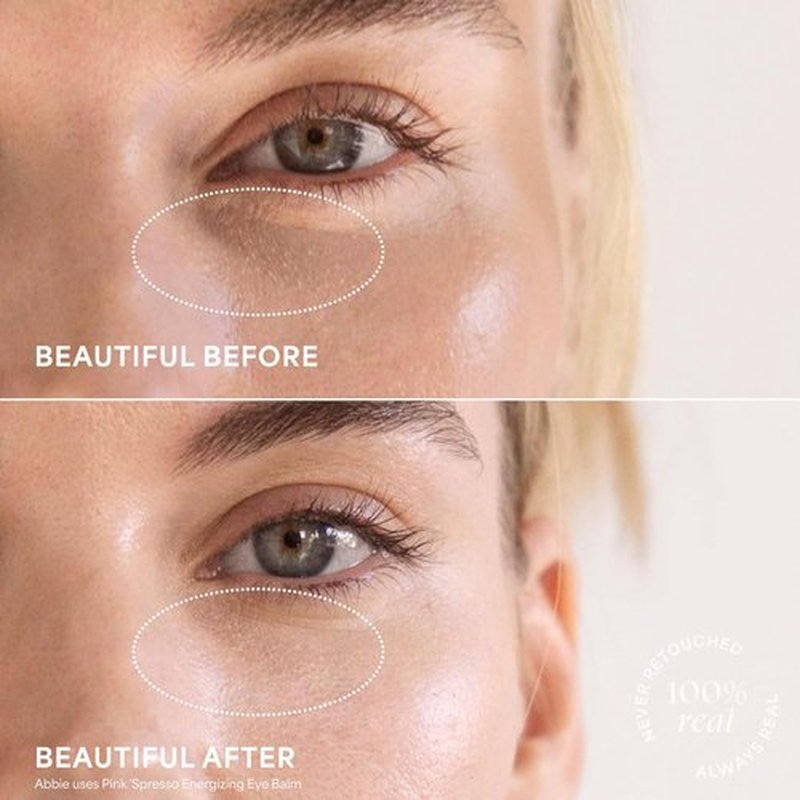 TULA Skin Care Eye + Lip Duo - Energizing Spresso Eye Balm & Plumping Glaze Lip Treatment Set