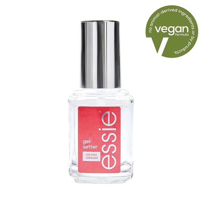 Essie Nail Care - Gel Setter Top Coat | 8-Free Vegan Formula for Gel-Like Finish - 0.46 Fl Oz