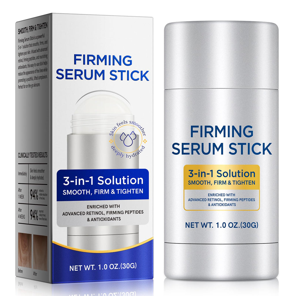 Retinol Firming Serum Stick for Face, Neck & Body – 3-in-1 Firming for Wrinkles, Smooths & Tightens Skin – All Skin Types, 1 Oz