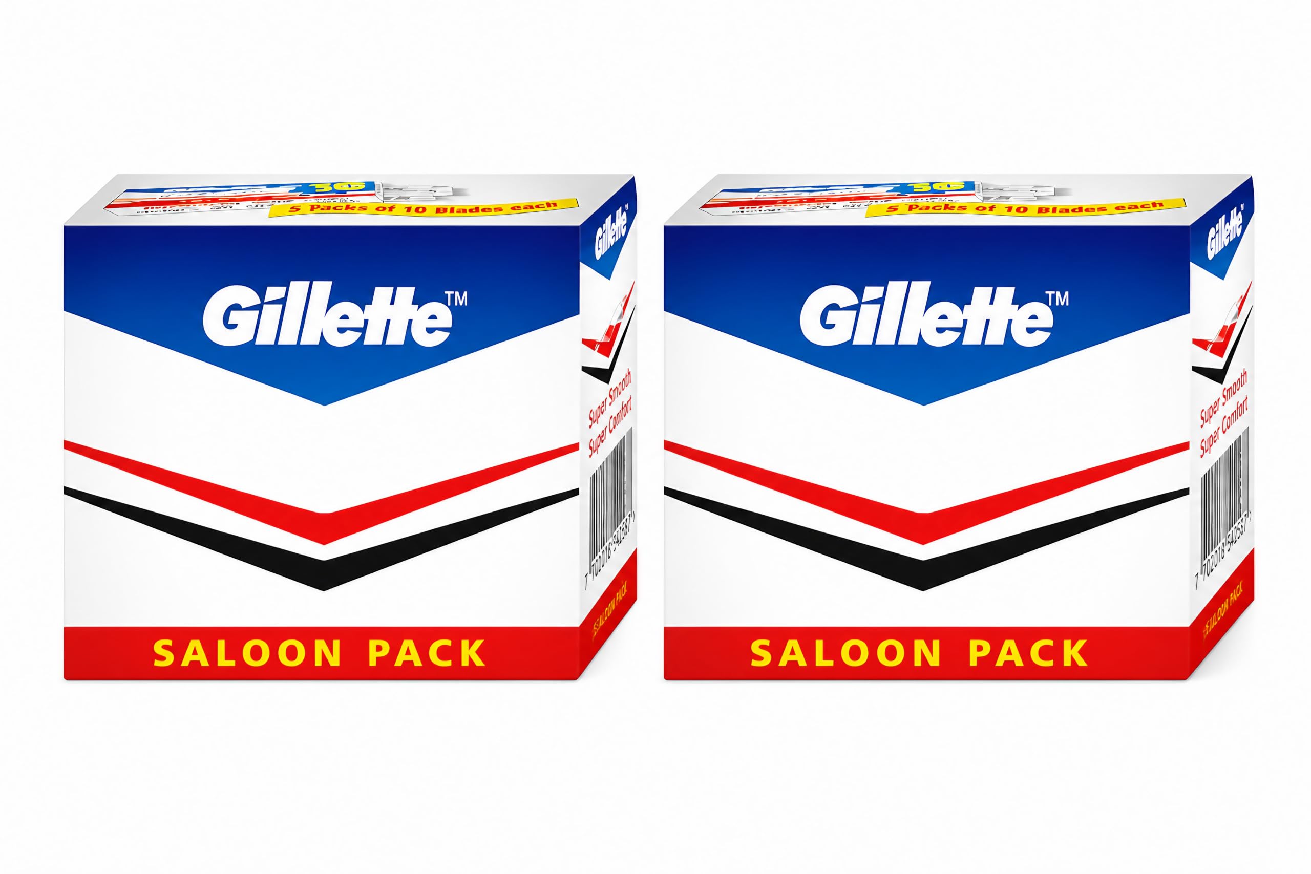 100 Gillette Saloon Double Edge Razor Blades