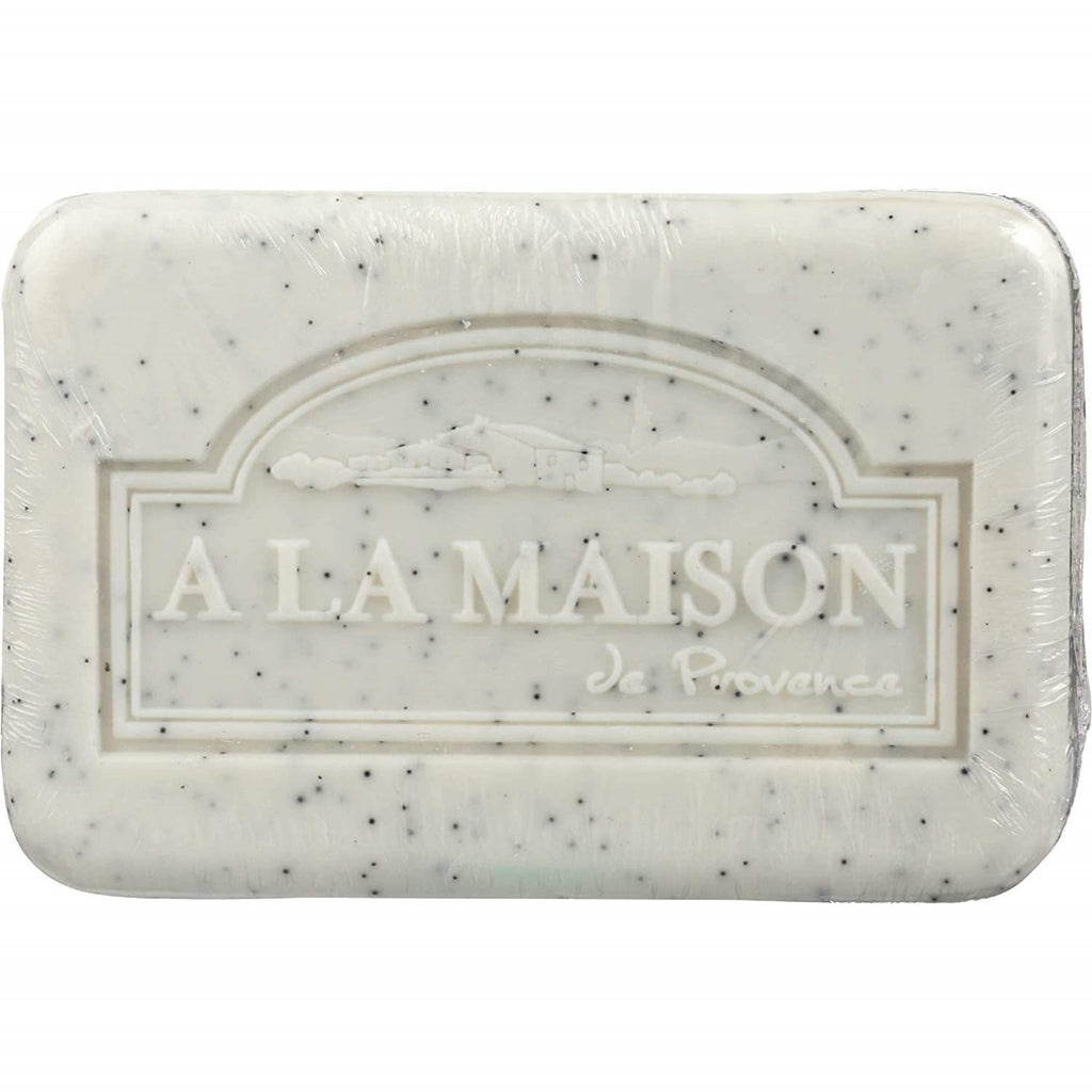 A LA MAISON Coconut Charcoal Bar Soap - Triple French Milled Natural Moisturizing Hand Soap Bar (3 Bars of Soap, 8.8 oz)