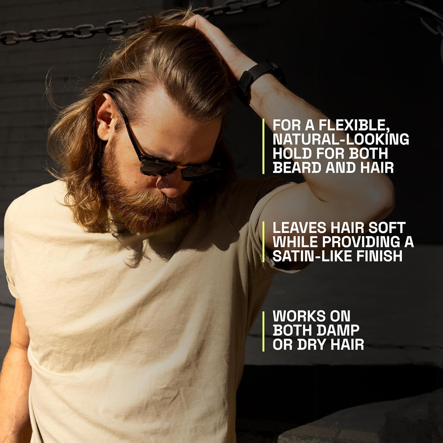 Beardbrand Beard Styling Paste - Medium Hold and Natural Look Hair Paste for Men | Versatile Hair Styling Cream - Old Money Scent - 119 grams