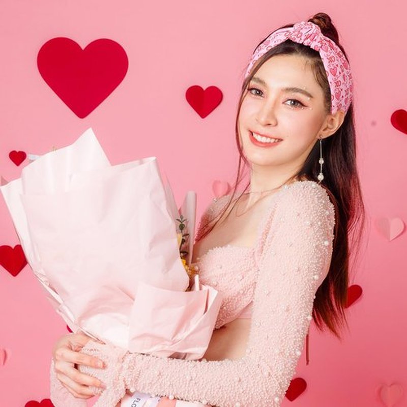IDDFEVE 3Pcs Valentine's Day Headbands for Women, Heart Love Holiday Knotted Hair Hoops, Festive Gift Hair Accessory (Pink)