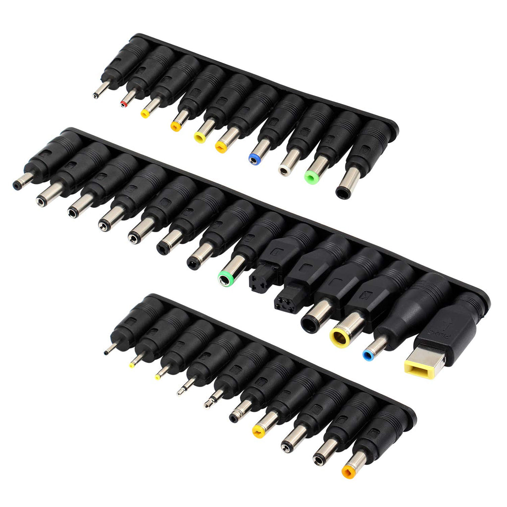 Universal DC Barrel Connectors 34pcs Kit for Loptop Charger DC Power Tips