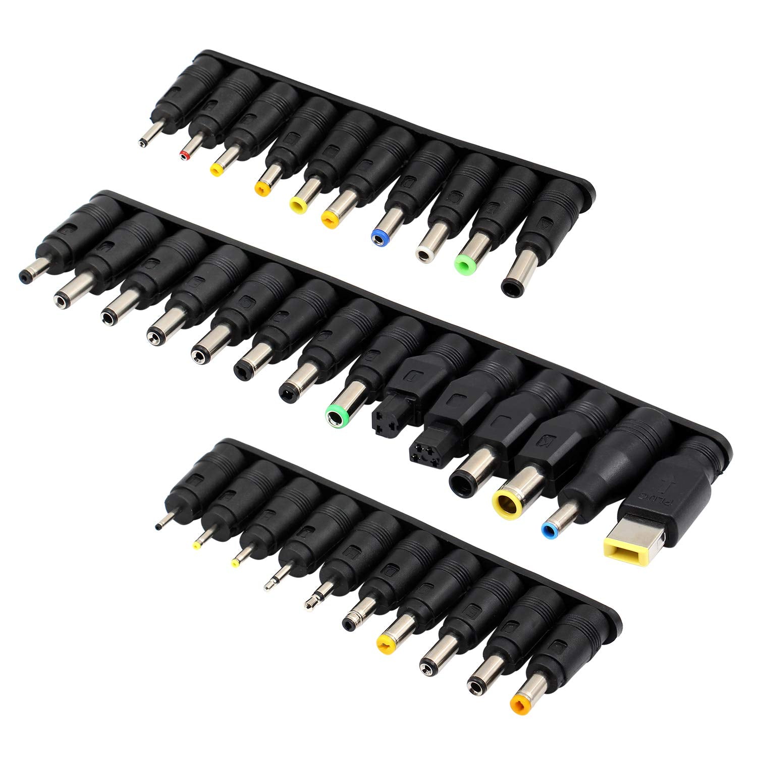 Universal DC Barrel Connectors 34pcs Kit for Loptop Charger DC Power Tips