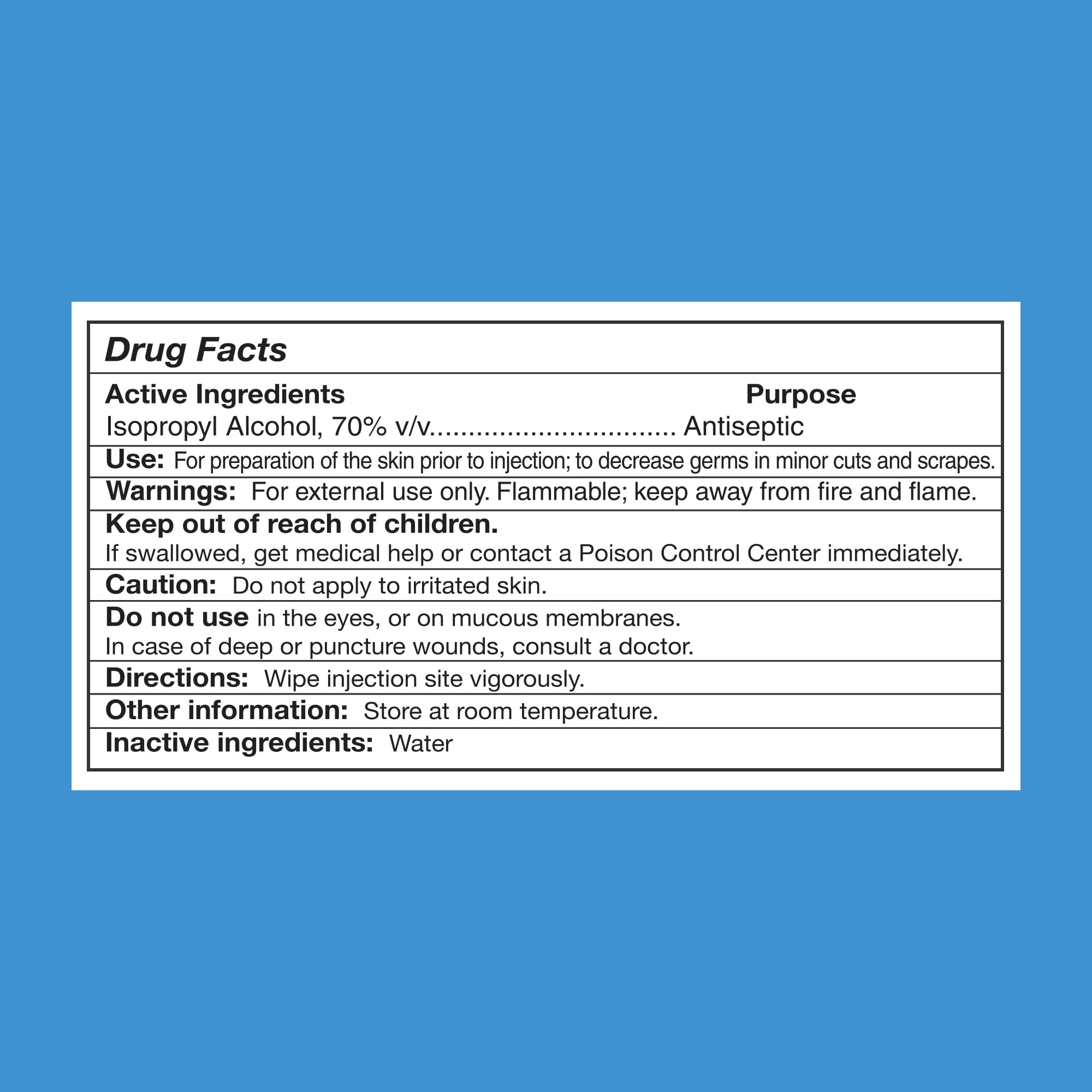 Care Touch Alcohol Wipes Individually Wrapped - Prep Pads with 70% Isopropyl Alcohol, Great for Home, Medical & First Aid Kits Sterilized, Antiseptic 2-Ply Swabs 400 Count