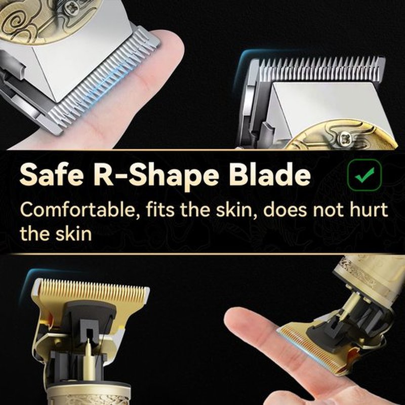 Professional Hair Clippers and Trimmers Set for Men, Cordless Rechargeable Electric Hair Clippers for Hair Cutting, Haircut Clipper for Barber, Men's Gifts for Husband, Barbers, Father