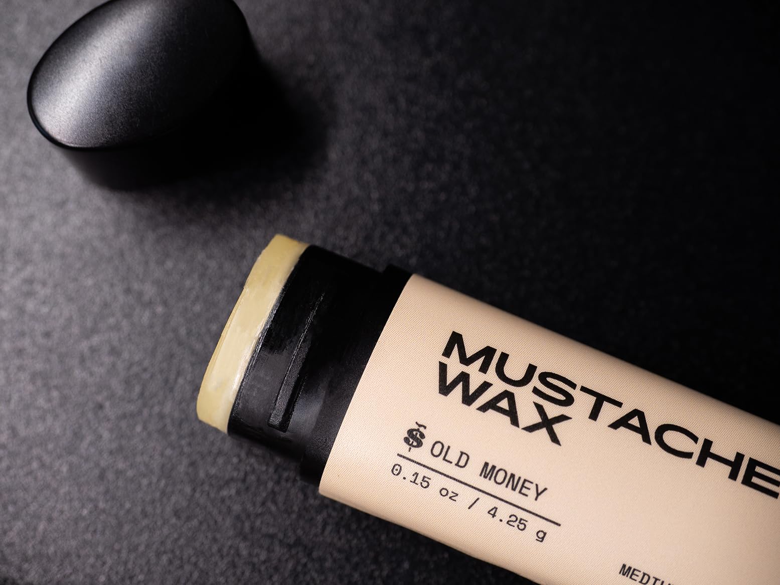 Beardbrand Mustache Wax - Flexible Medium Hold for Creating Natural-Looking Handlebar Mustache Styles - Temple Smoke - 0.15oz