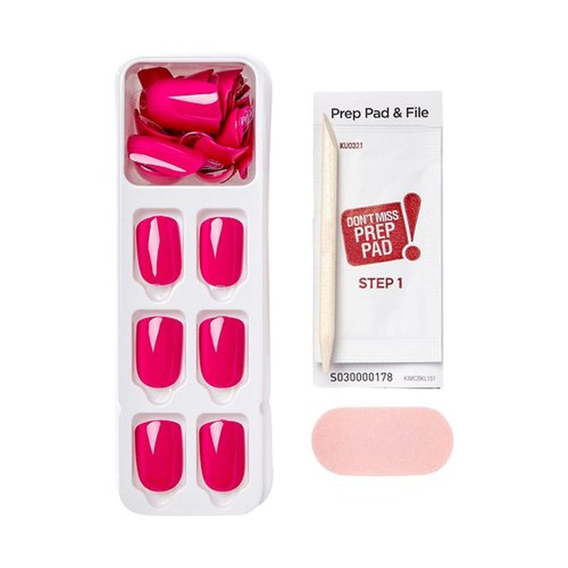 KISS imPRESS Press-On Nails Manicure Set, Orchid Festival | Pack of 2 | 30 Nails | Chip-Proof | Polish-Free