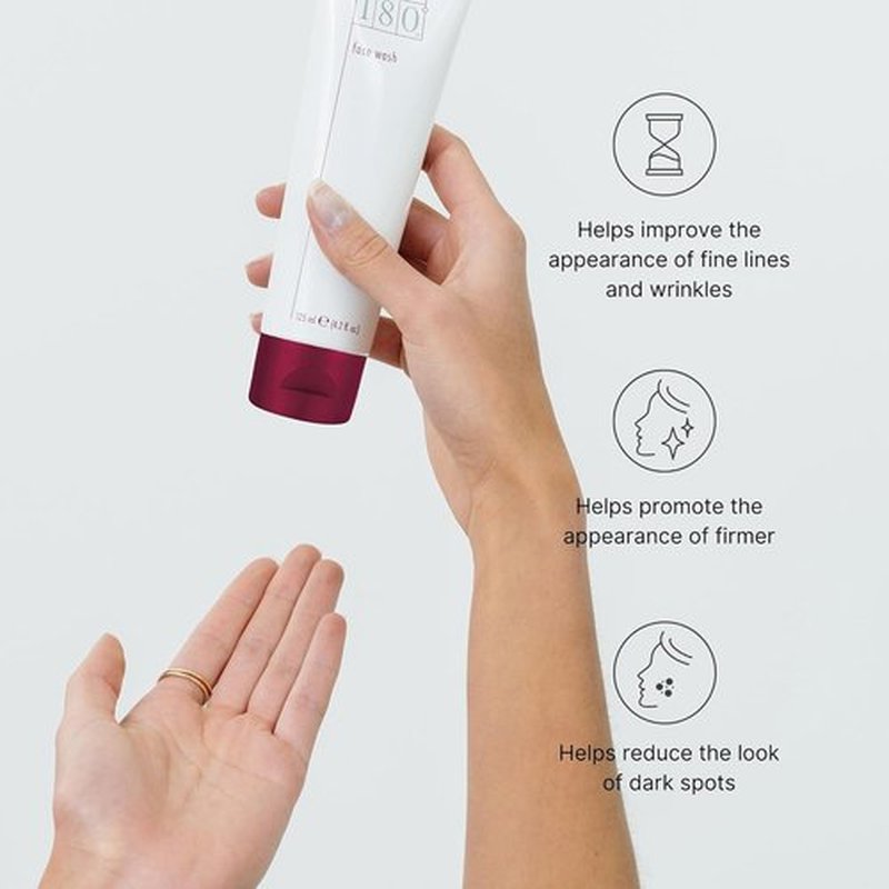 Nu Skin 180°® Face Wash - Vitamin C Cleanser for Youthful Skin | Reduces Fine Lines | 4.2 Fl Oz