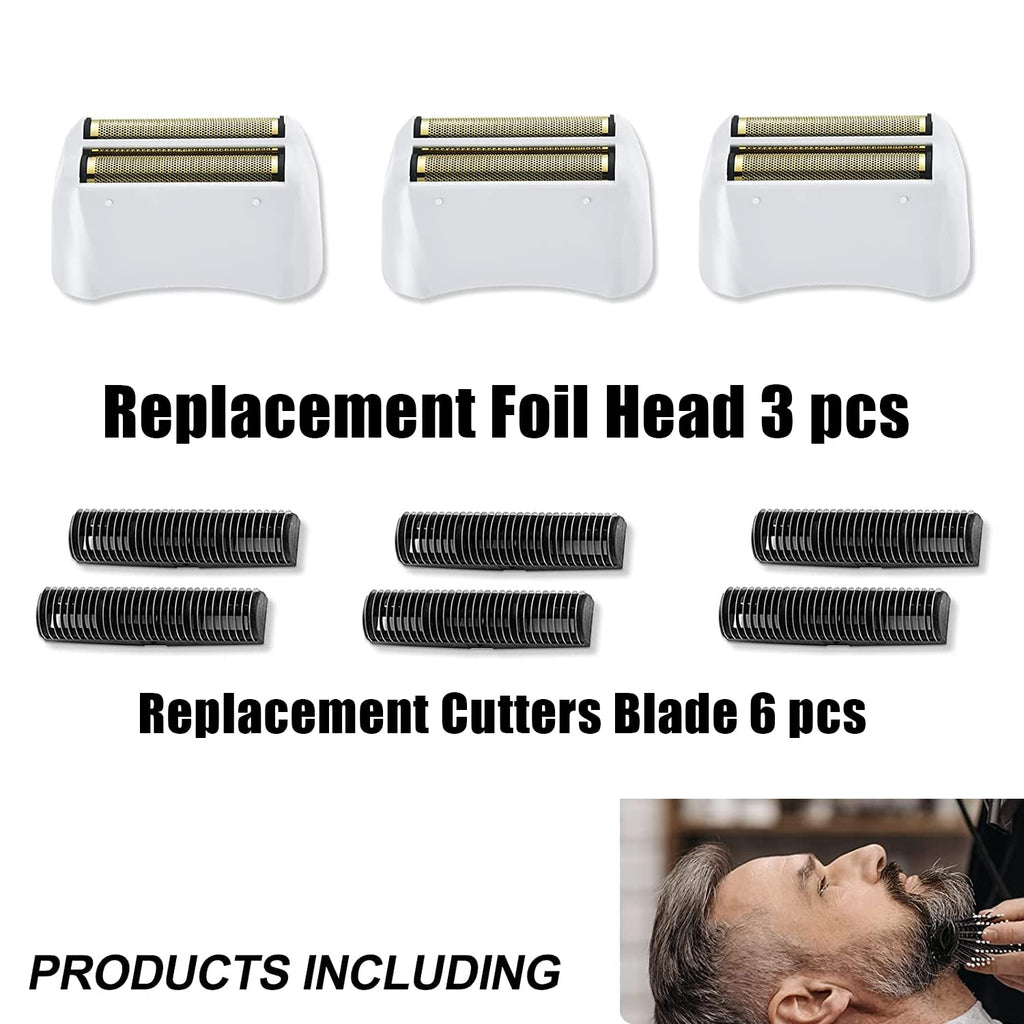 Pro Shaver Replacement Foil and Cutters Compatible With Andis #17155 & #17150#17200 Shaver Pro Foil (andis-sliver-3packs)
