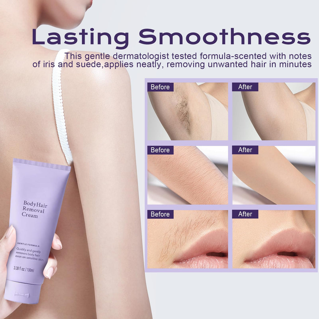 Removal Cream for Sensitive Skin, Durable and Smooth for Men and Women