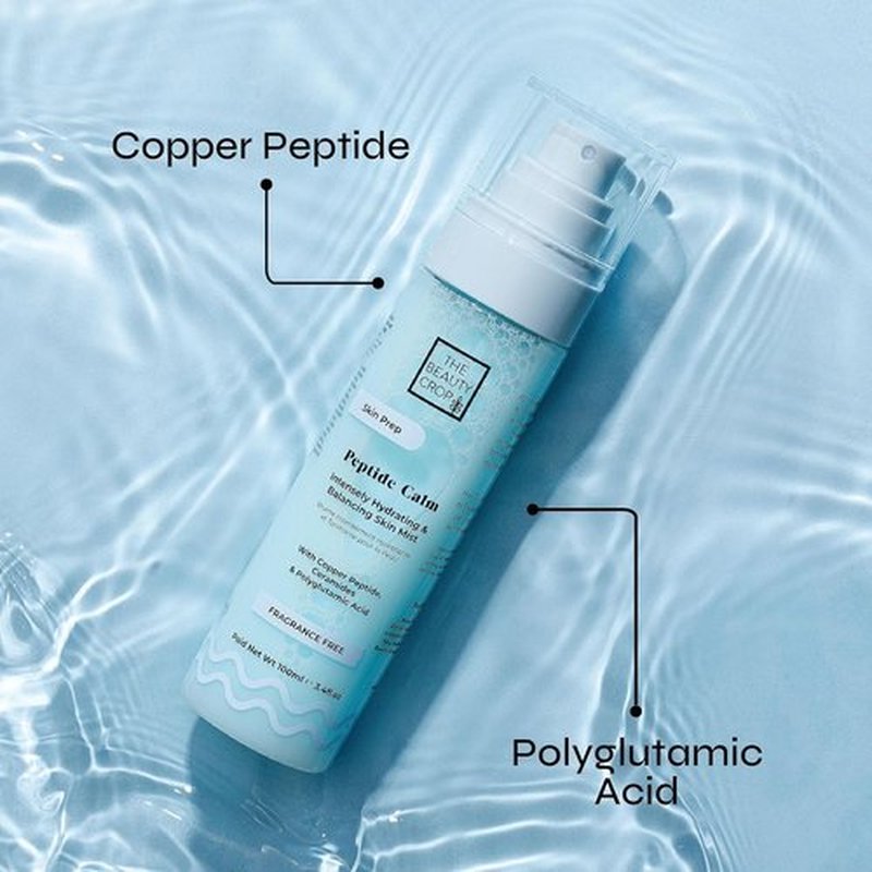 The Beauty Crop Peptide Calm Skin Mist - Hydrating & pH Balancing Face Mist - 100 ml