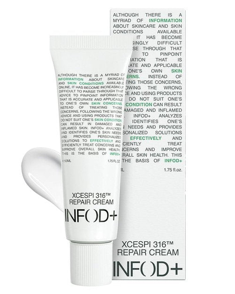 INFODPLUS Korean Skin Care Sensitive Face Cream, Lightweight Moisturizer with Ceramides & Panthenol, Skin Barrier Support & Deep Hydration, Low pH Daily Cream for AM/PM Use, 50ml