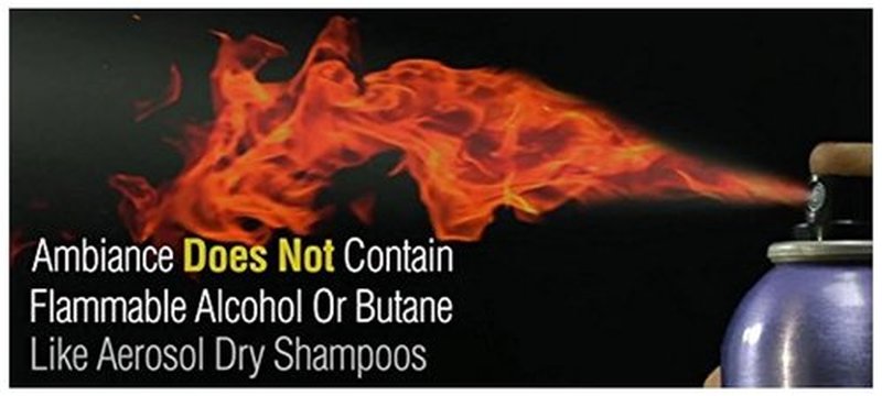 Ambiance Natural Dry Shampoo Powder for Blonde Hair - Non-Toxic, Travel Size - Volumizing & Oil-Absorbing Formula