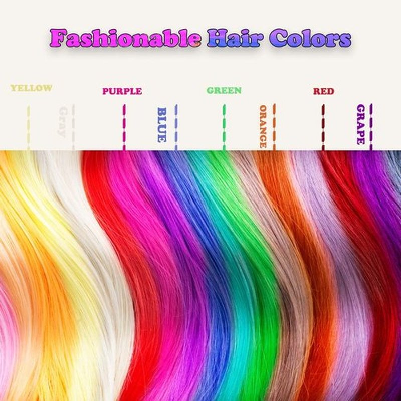 REDMENCO Human Hair Swatches Testing Color 5 Natural Level Shades Samples for Salon Color Rings 30 Pieces 8 Inch