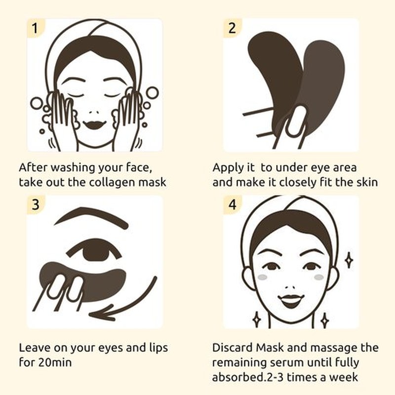 Adofect Under Eye Patches 40 Pairs, Collagen Eye Mask with Hyaluronic Acid for Dark Circles, Puffy Eyes, Under Eye Bags, Wrinkles, Skin Care for Valentine's Day, Bachelorette Party Favors, Spa Gifts