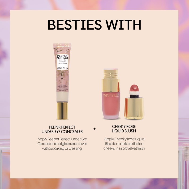 Winky Lux Birthday Cake Barely There Sheer Tinted Lip Oil – Hydrating, Shimmery Gloss, Non-Sticky, Long-Lasting Balm with Jojoba Oil & Vanilla Scent