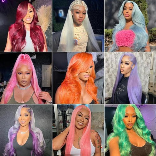 26 Inch 613 Lace Front Wig Human Hair Blonde 13X6 HD Transparent Lace Front Wigs Human Hair 180% Density Blonde Glueless Wigs 613 HD Straight Lace Frontal Wig Pre Plucked