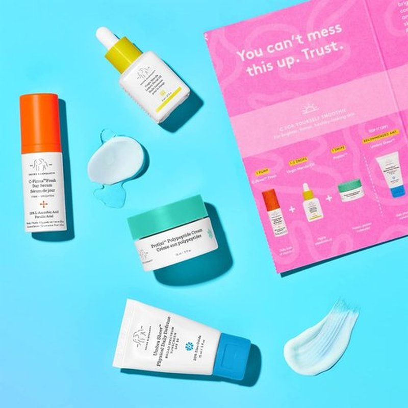 Drunk Elephant The Littles 6.0 Skin Care Set - Best-Selling Serums & Moisturizers for Radiant Skin