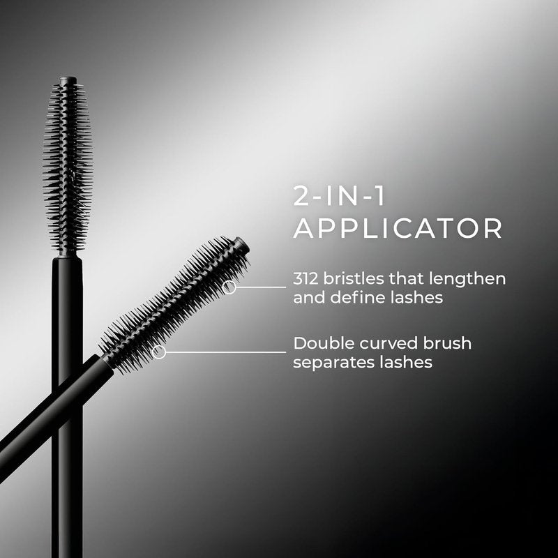 Wunderbrow Define & Lengthen Mascara - Long-Lasting, Water-Resistant, Vegan & Cruelty-Free