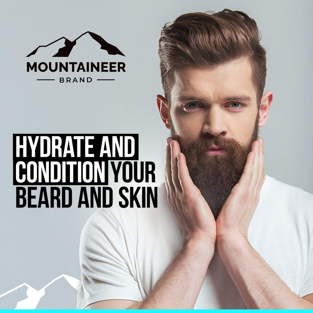 Mountaineer Brand Natural Beard Balm with Appalachia Scent | Scents Inspired by Nature | Beard Butter for Men | Leave in Condidtioner | Hydrates, Softens and Tames | Made in West Virginia | 2oz