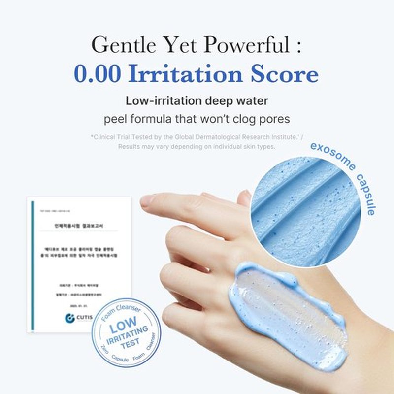 Medicube Facial Cleanser - Zero Pore Capsule Cleansing Foam | Gentle Daily Cleanser for Blackhead & Pore Care | AHA, BHA & PHA, 4.23 oz