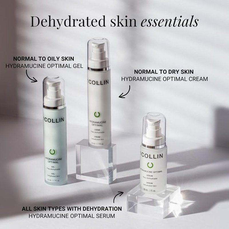 G.M. COLLIN Hydramucine Optimal Cream - Daily Face Moisturizer for Normal to Dry Skin | Firming Lotion