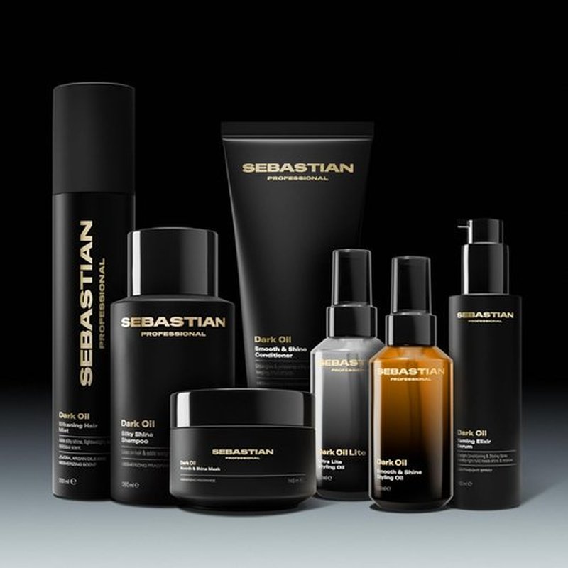Sebastian Professional Dark Oil Lite - Ultra Light Styling Oil for Smooth, Shiny Hair | 1 fl oz
