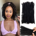 Afro Kinkys Bulk Human Hair 30g/Pack 16 Inch Natural Black Afro Kinky Curly Human Braiding Hair for Dreadlock Extensions 100% Curly Human Hair for Mini Twist,Micro Locs,Repair Locs
