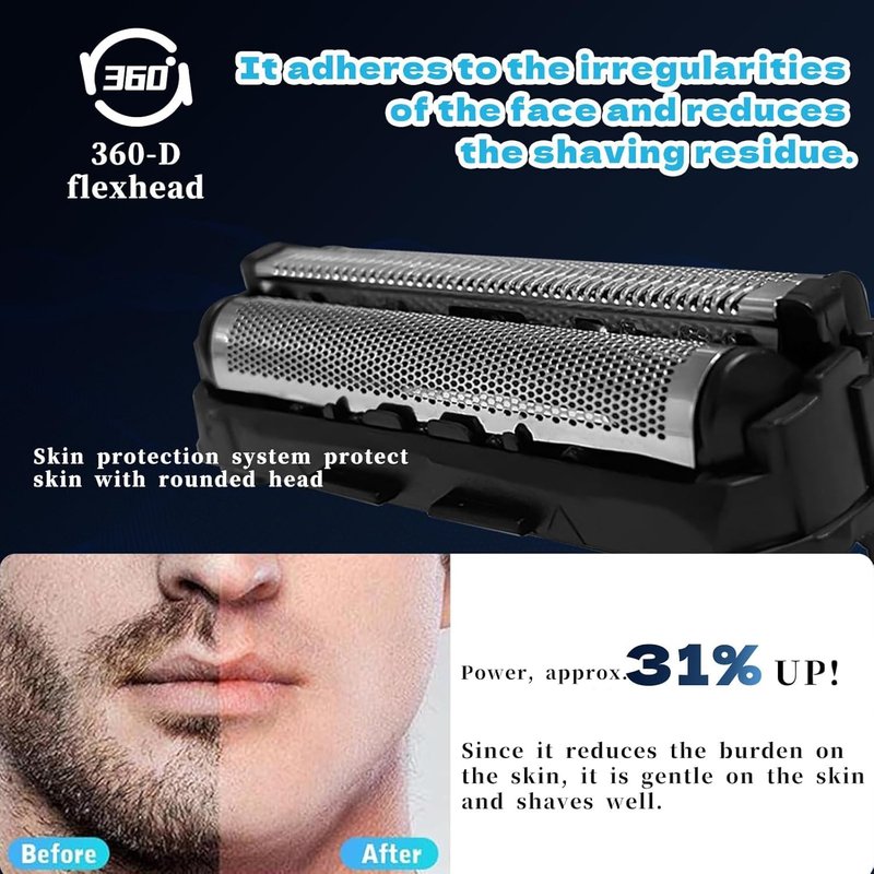 WES9013P Men's Electric Shaver Replacement Foil & Inner Blade - Compatible with ES-LT71, ES-LT67, ES-LT2B