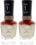 Sally Hansen Miracle Gel - 149 Game of Chromes Nail Polish Women 0.5 oz (Pack of 2)