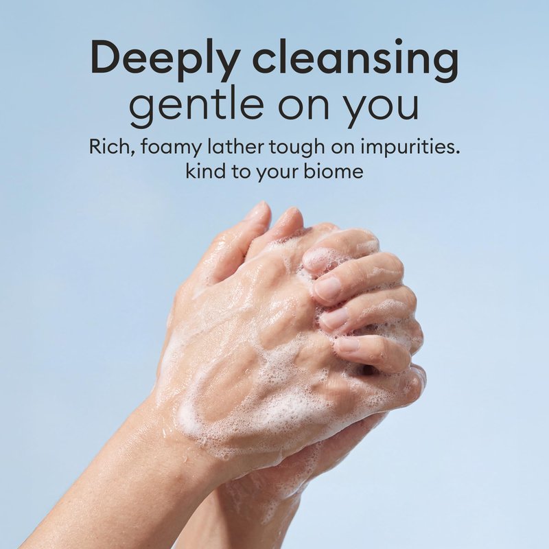 Vove Hand Soap Starter Set with Refillable Dark Glass Pump Bottle & 3 Refills, Mandarin Geranium & Cedarwood, Powder-to-Gel with Aloe Vera & Cactus Extract, Plant-Based Formula, Plastic-Free