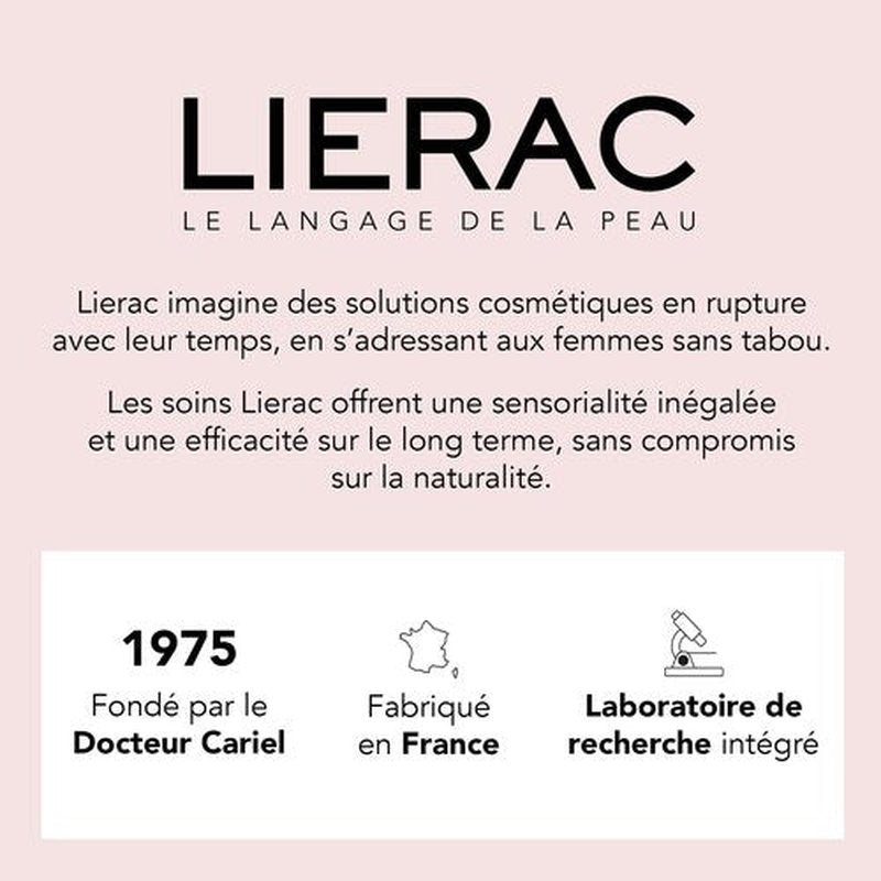 Lierac The Silky Face Cream - Age Defying, Wrinkle-Minimizing Face Moisturizer Cream for Woman, Fine Lines, Hydrating, Tightens & Smooths Skin with Niacinamide & Hyaluronic Acid, Sensitive Skin - 50ml