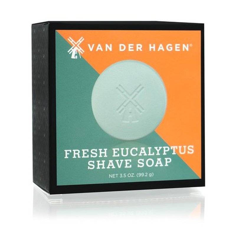 Regine Switzerland Eucalyptus Shave Soap - Refreshing & Moisturizing | 4 oz Bar
