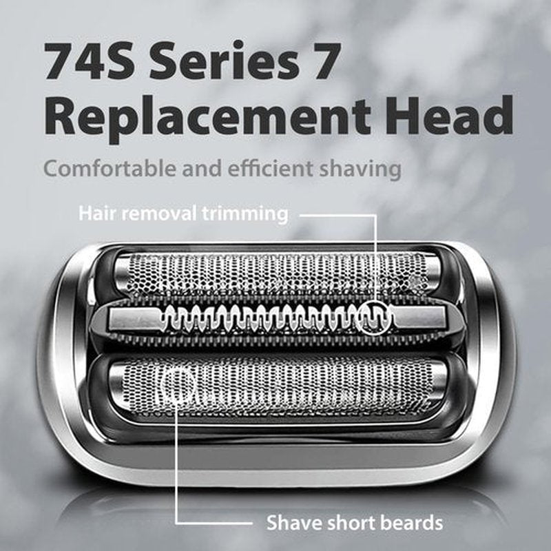 Braun Series 74S Replacement Shaver Heads - Precision Blades for Series 7 Electric Razors | Compatible with 7120S, 7125S, 7127CS, 7171CC, 7175CC