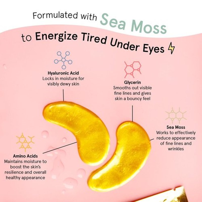 Grace & Stella Under Eye Mask - Award-Winning Gel Eye Patches for Dark Circles & Puffiness | 24 Pairs, Gold