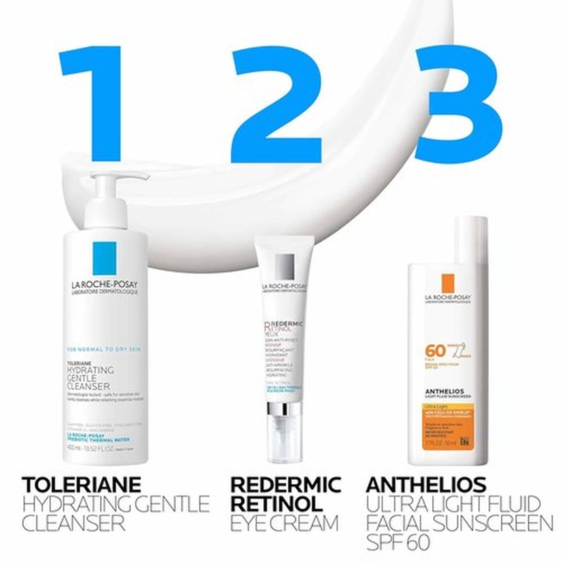 La Roche-Posay Redermic R Eye Cream - Anti-Aging Formula with Pure Retinol & Caffeine | 0.5 Fl Oz