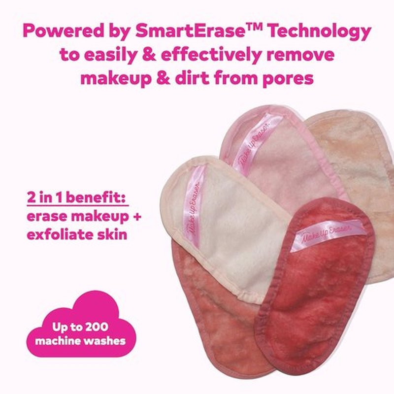 MakeUp Eraser Mini PRO 5-Pack Gift Set - Effortlessly Remove All Makeup With Just Water | Includes Waterproof Mascara & More