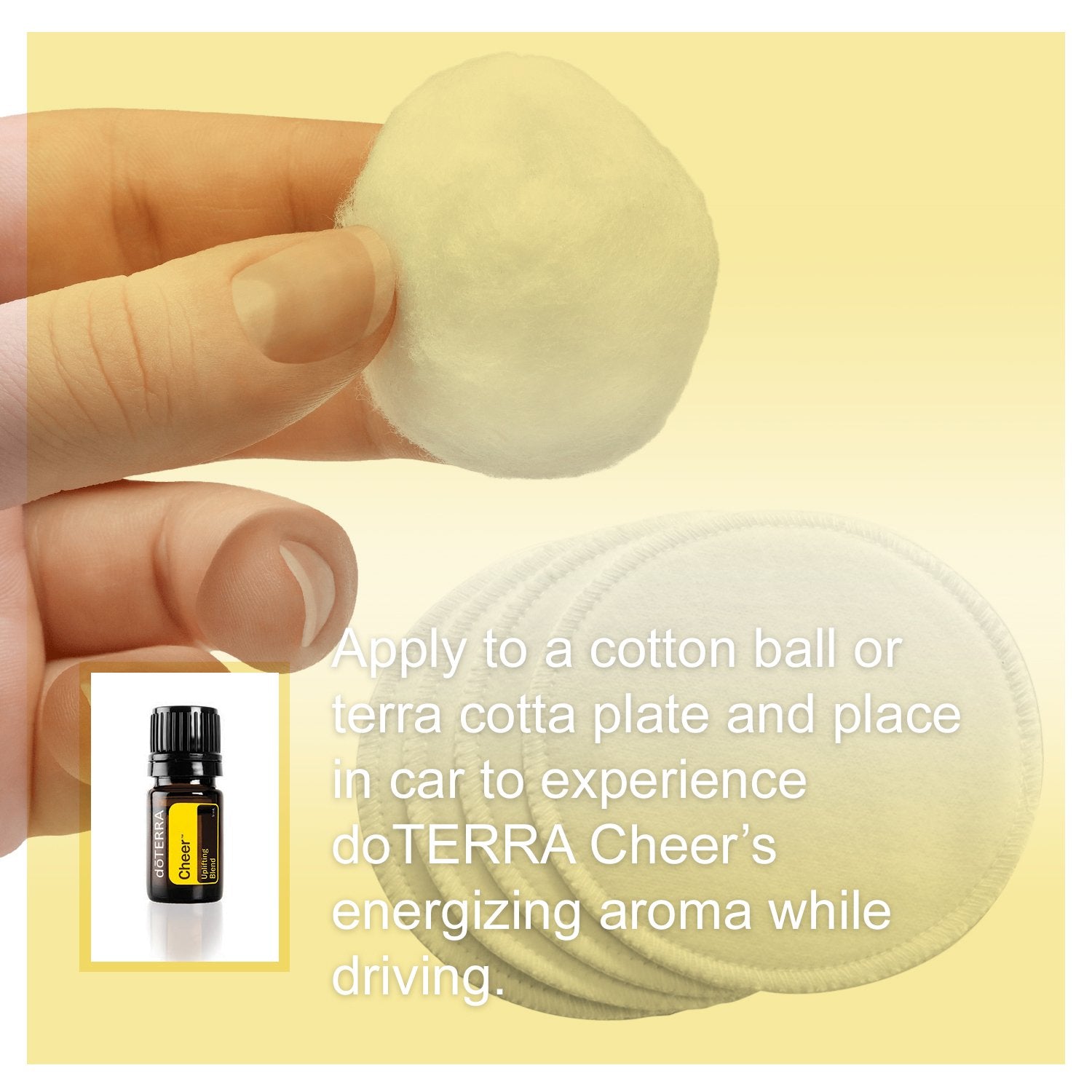doTERRA Cheer Essential Oil Uplifting Blend - 5 mL, Promotes Optimism and Happiness, Counteracts Negative Emotions
