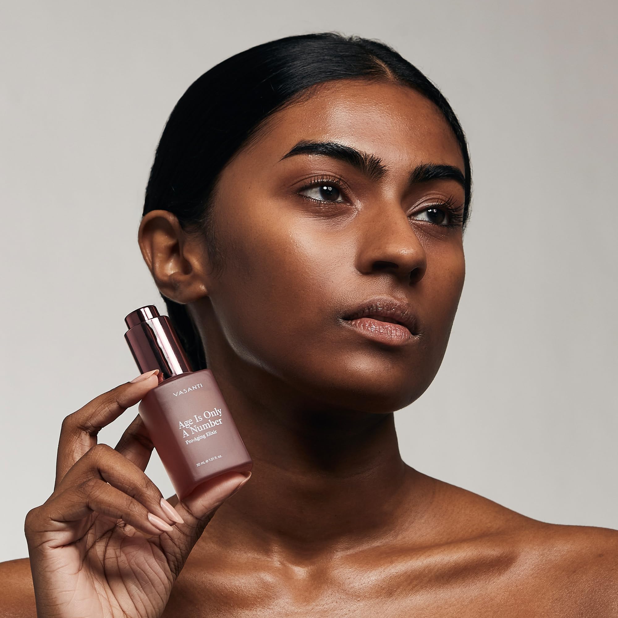 VASANTI Age Is Only A Number Elixir – Anti-Aging Treatment Serum for Wrinkles, Dullness, and Hydration – Paraben-Free, Vegan, Clean Skincare for Radiant, Youthful Skin