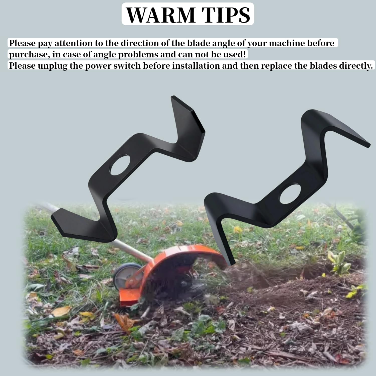 LYCNAGOGUE 4180-710-6001 Bed Trimming Blade, Compatible with Stihl 4150-2 Trimmer Bed Trimming Blade, Replaces 4180-710-6001 41807106001