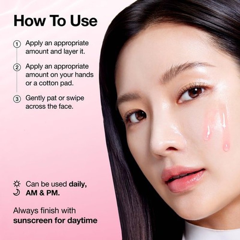 Anua Niacinamide Tranexamic Acid Brightening Booster Toner, Lightweight Pink Essence Toner for Dark Spot Care, Glow & Skin Clarity, Korean Skincare, 8.45 fl oz