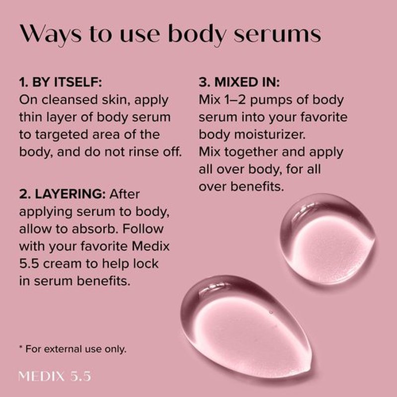 MEDIX 3% Concentrated Hyaluronic Acid Hydrating Gel Body Booster Dry Skin Moisturizer, Anti Aging Skin Care Booster For Restoring Skin Barrier, Wrinkles, Age Spots, & Fine Lines, 1.7 Fl Oz