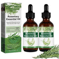 Aceite de Romero para Crecimiento y Tratamiento Capilar, Gotero para Estimular el Crecimiento del Cabello y Prevenir la Caída, 60ML/2.2 Fl Oz (2 Unidades)