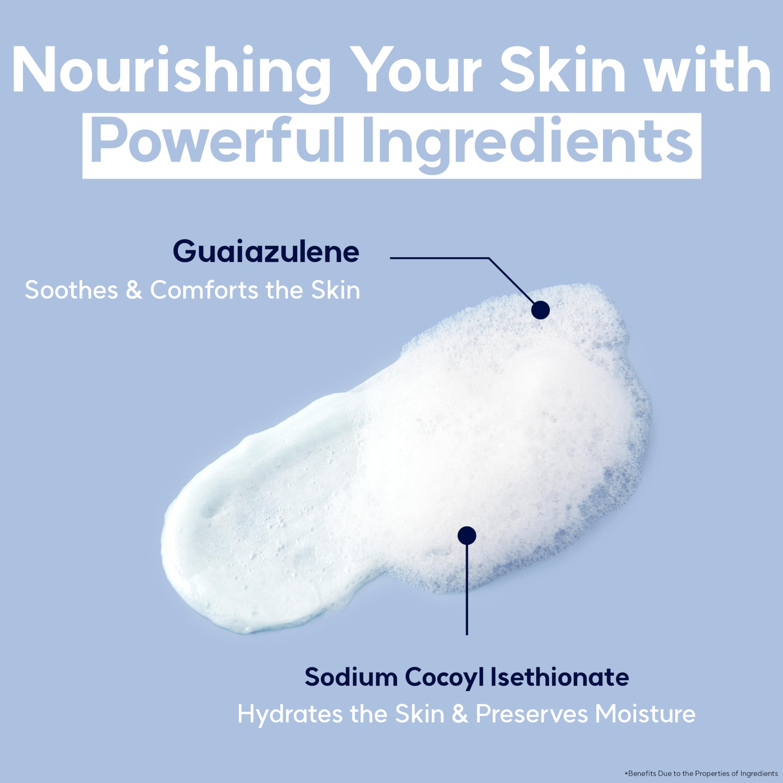 AFTERLAB Hydrating Foam Cleanser pH 5.5 with Azulene, Mild Acidic Facial Cleanser for Sensitive & Breakout-Prone Skin, Gentle Daily Face Wash for Men & Women, 5.07 fl oz