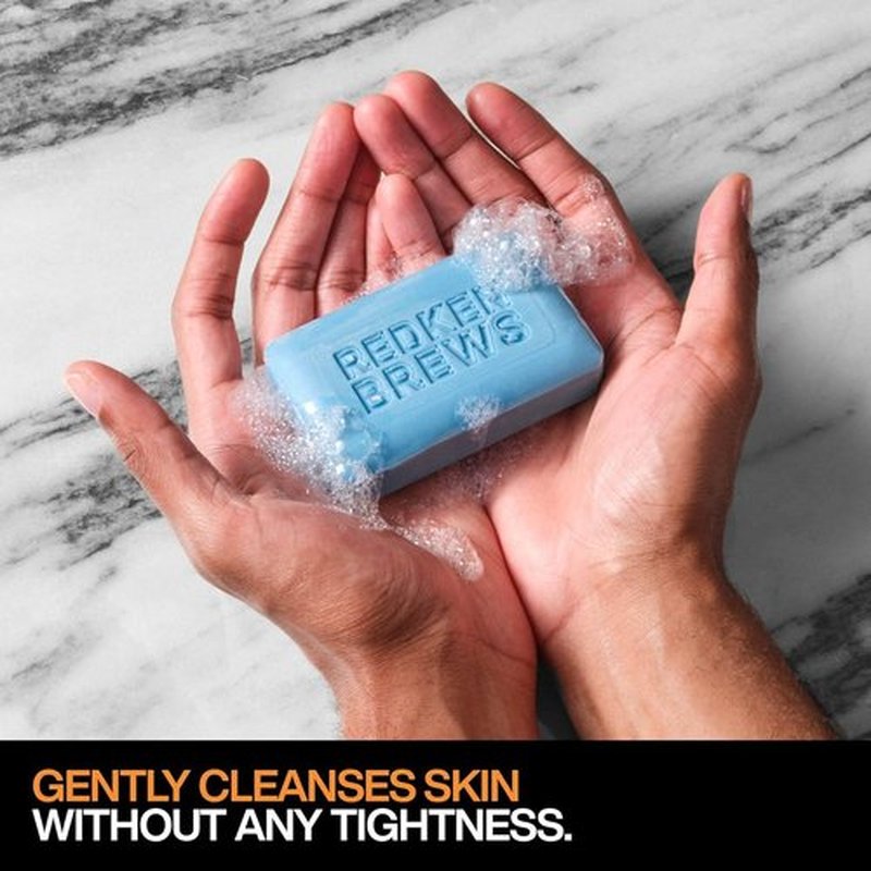 Redken Brews Men's Cleanse Bar - Moisturizing Multi-Purpose Soap for Face & Body, 5.3 Fl Oz