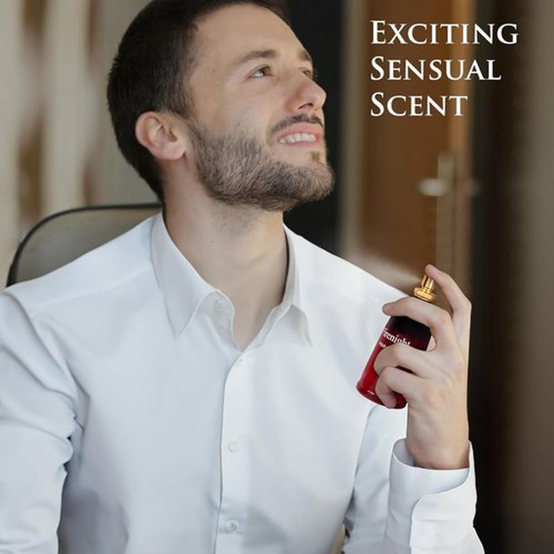 Firenight Eau De Parfum for Men - Citrus Cologne with Nutmeg, Lavender & Cedar - 3.4 fl Oz Elegant Bottle